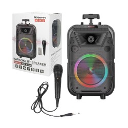 ALTAVOZ MODORWY MD801Q KARAOKE/MICRÓFONO/USB/SD/FM/AUX NEGRO ALTAVOZ MODORWY MD801Q KARAOKE/MICRÓFONO/USB/SD/FM/AUX NEGRO